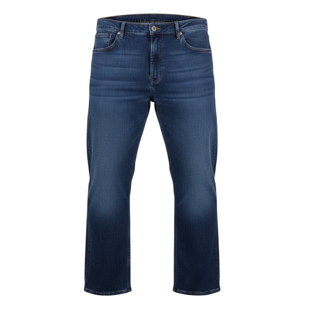 Levi Strauss Signature Relaxed Jeans Mens 50x30 Blue Denim Big Tall